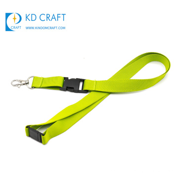 Factory price cheap custom logo printed polyester breakaway blank lanyard for promotion